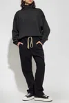 Fear Of God Eternal Logo-appliquéd Merino Wool Rollneck Sweater In Grey