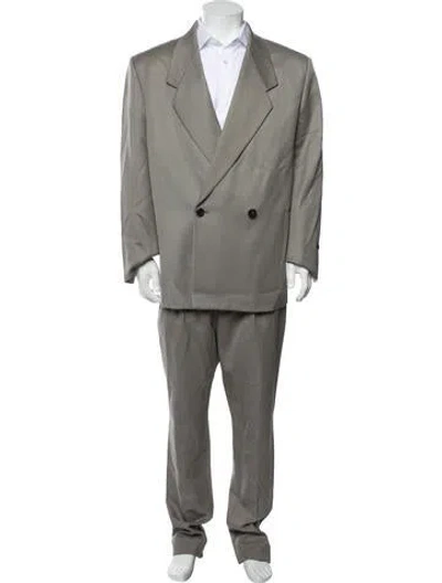 Pre-owned Fear Of God Wool Two-piece Suit In Grey