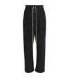 Fear Of God Cotton Sweatpants With Elasticated Hem And Ribbed Cuffs In Black