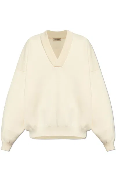 Fear Of God Woolen Sweater In White