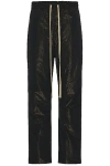 Fear Of God Cargo Wide-leg Trousers Olive Men In Black