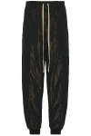 Fear Of God Wrinkled Polyester Pintuck Sweatpant In Black