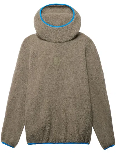 Fear Of God X Adidas Fleece Hoodie In Neutrals