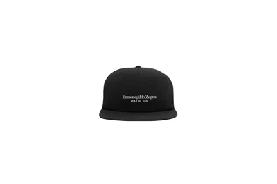 Pre-owned Fear Of God X Ermenegildo Zegna Cotton Baseball Hat In Black