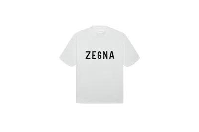 Pre-owned Fear Of God X Ermenegildo Zegna Cotton T-shirt In White