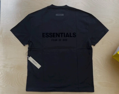 Pre-owned Fear Of God X Fog Essentials Fear Of God Stretch Limo T-shirt (s) In Black