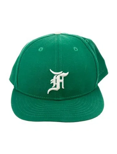 Pre-owned Fear Of God X New Era Baseball Cap In Green