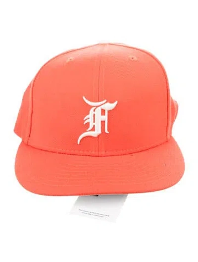 Pre-owned Fear Of God X New Era Baseball Cap In Orange