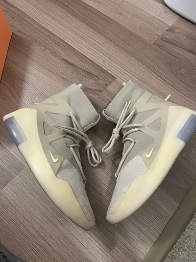Pre-owned Fear Of God X Nike Air Fear Of God 1 Oatmeal Shoes