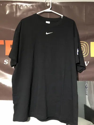 Pre-owned Fear Of God X Nike Air Nba Tee In Black