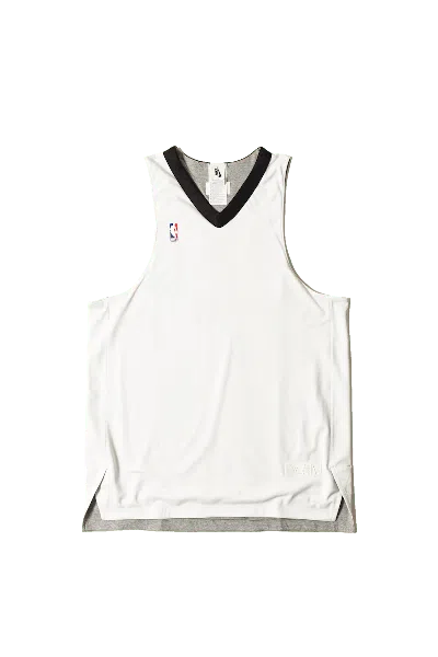 Pre-owned Fear Of God X Nike Reversible Jersey In Summit White/dark Heather Grey