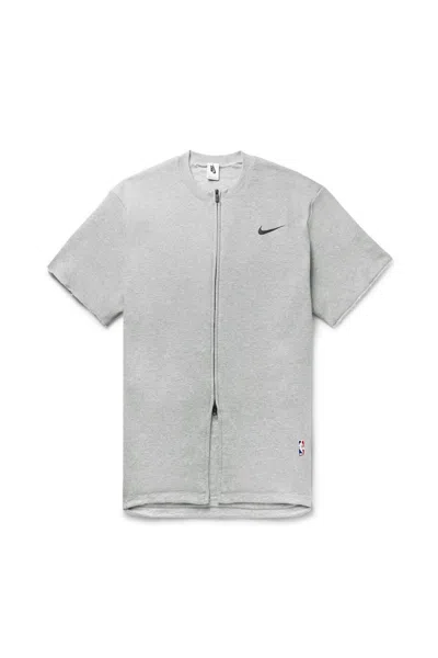 Pre-owned Fear Of God X Nike Warm Up Top In Dark Grey Heather