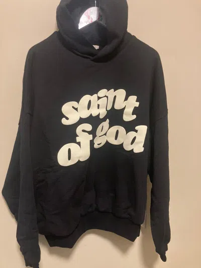 Pre-owned Fear Of God X Saint Michael ［in Hand ] Hoodie Size Size 1 In Black