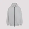 Fear Of God Relaxed Fit Grey Sweatshirt With Zip-up Front