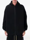 Fear Of God Athletics Half-zip Hoodie In Black