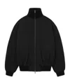 Fear Of God Black Cotton And Wool Sweatshirt In Black