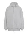 Fear Of God Relaxed Fit Grey Sweatshirt With Zip-up Front In Gray