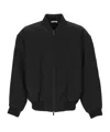 Fear Of God Black Nylon Bomber With High Collar In Black