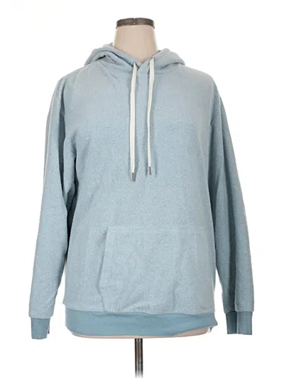 Pre-owned Feat Pullover Hoodie In Blue