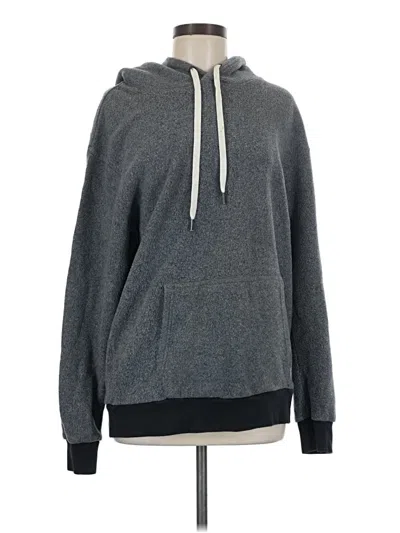 Pre-owned Feat Pullover Hoodie In Gray