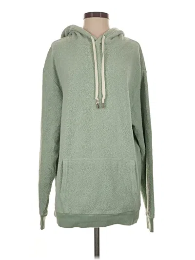 Pre-owned Feat Pullover Hoodie In Green
