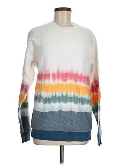 Pre-owned Feat Pullover Sweater In White