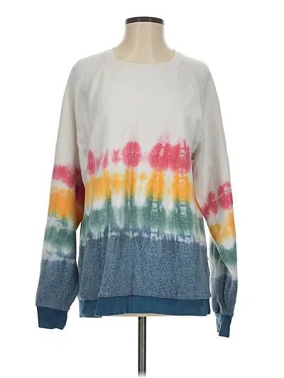 Pre-owned Feat Pullover Sweater In White
