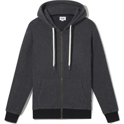 Feat Unisex Blanketblend Zip Up Hoodie In Hazyblack
