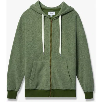 Feat Unisex Blanketblend Zip Up Hoodie In Iguana