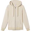Feat Unisex Blanketblend Zip Up Hoodie In Oatmilk