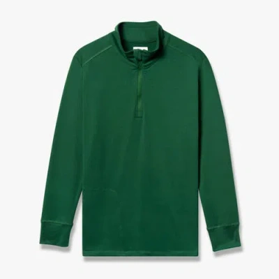 Feat Unisex Roam Quarter Zip In Huntergreen