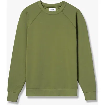 Feat Unisex Treecell Plush Crewneck In Iguana