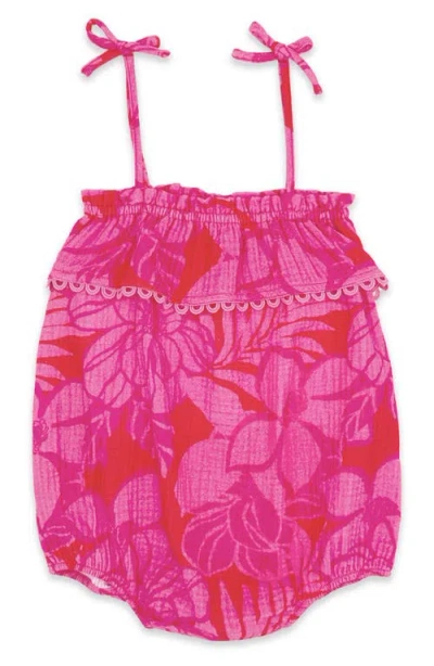 Feather 4 Arrow Babies'  Bonita Cotton Romper In Multi