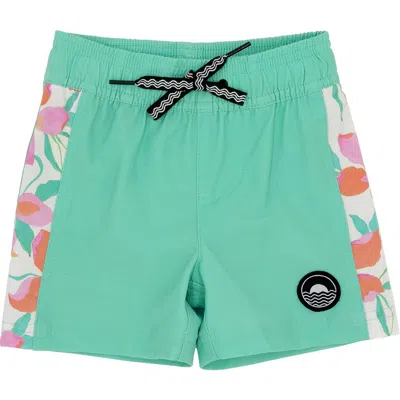 Feather 4 Arrow Babies'  Bonita Volley Swim Trunks In Ultramarine