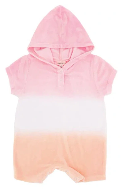 Feather 4 Arrow Babies'  Finn Hooded Cotton Terry Cover-up Romper In Multi