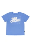 Feather 4 Arrow Firecracker Cotton Graphic T-shirt In Blue