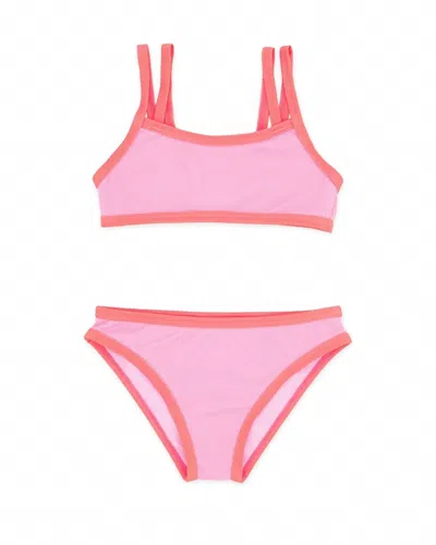 Feather 4 Arrow Kids' Girl's Maui Bikini Set In Pop Pink