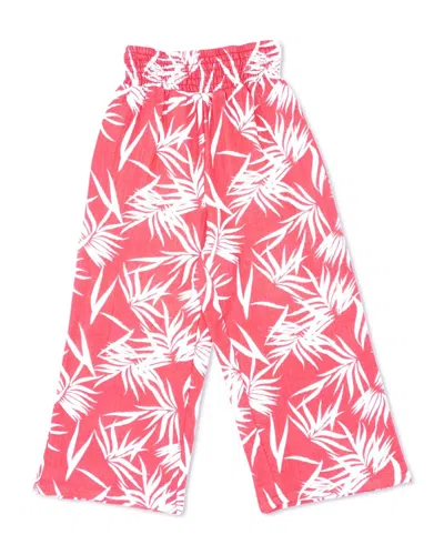 Feather 4 Arrow Kids' Girl's Playa Pant In Sugar Coral In Red