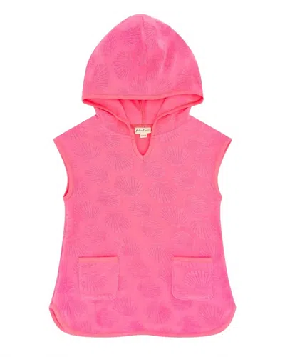 Feather 4 Arrow Kids' Girl's Tulum Terry Coverup In Shells In Pink