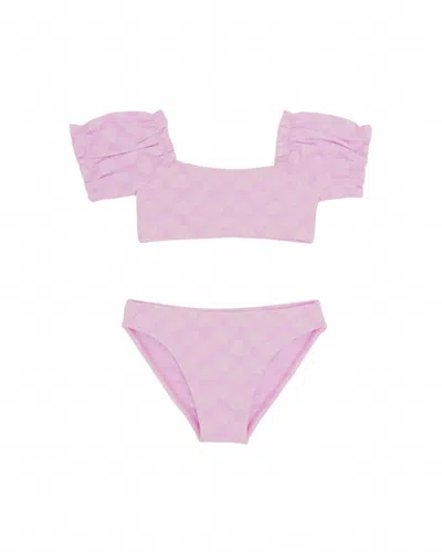 Feather 4 Arrow Kids' Girls' Blossom Bikini Set In Pop Pink