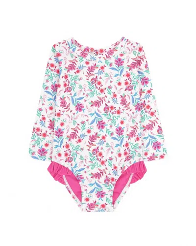 Feather 4 Arrow Kids' Girls Coastal Cutie Surf Suit In Multi