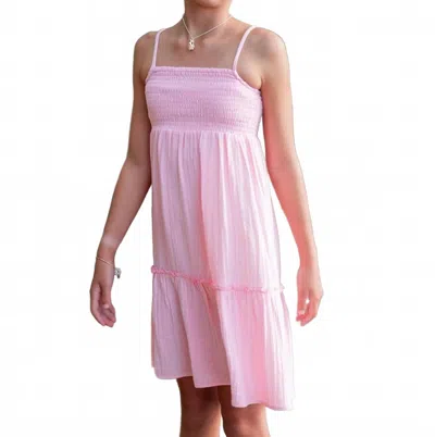 Feather 4 Arrow Kids' Girls Marina Smocked Dress In Pink