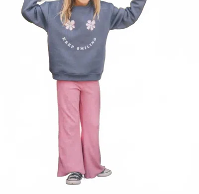 Feather 4 Arrow Kids' Girls Meadow Bell Bottom In Misty Mauve In Pink