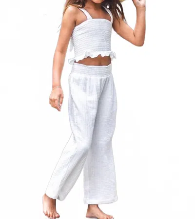 Feather 4 Arrow Kids' Girls Sundaze Top In White