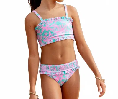 Feather 4 Arrow Kids' Girls Wanderlust Bikini Set In Ultramarine In Multi