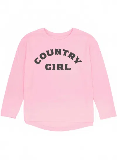 Feather 4 Arrow Kid's Country Girl Tee In Pink