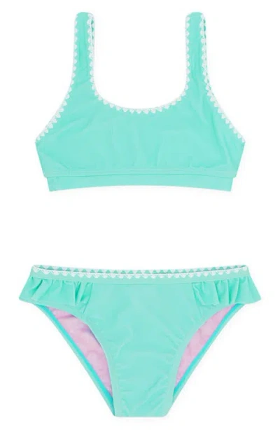 Feather 4 Arrow Babies'  Kids' 4 The Thrill Of It Two-piece Swimsuit In Blue