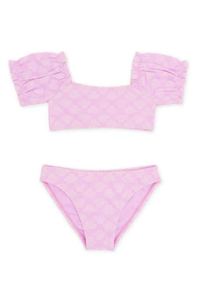 Feather 4 Arrow Babies'  Kids' Blossom Two-piece Swimsuit In Pink