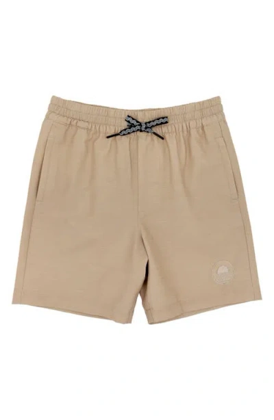 Feather 4 Arrow Kids' Buckle-up Hybrid Shorts In Brown