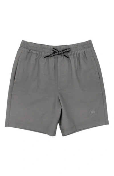 Feather 4 Arrow Kids' Buckle-up Hybrid Shorts In Gray